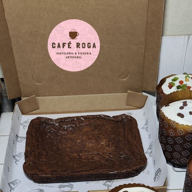 Brownie artesanal de chocolate