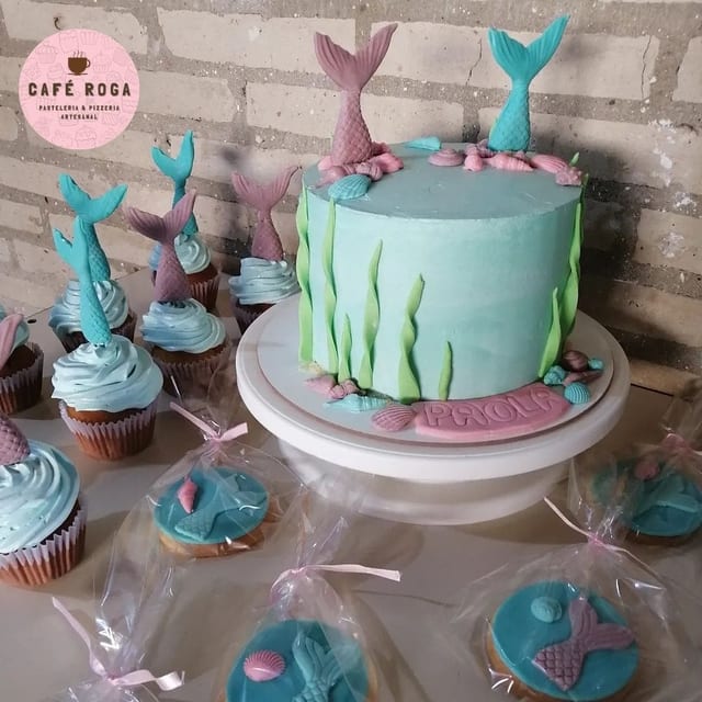 Torta temática de sirena